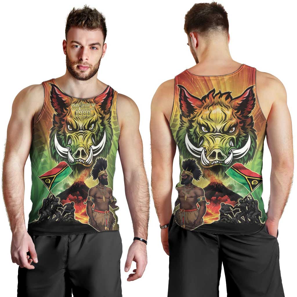 Vanuatu July 30th 1980 Men Tank Top Happy Independence Day LT05 - Polynesian Pride