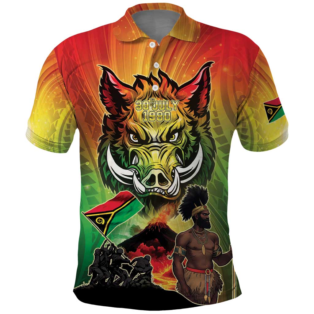 Vanuatu July 30th 1980 Polo Shirt Happy Independence Day - Polynesian Pride