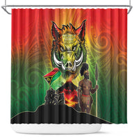 Vanuatu July 30th 1980 Shower Curtain Happy Independence Day - Polynesian Pride
