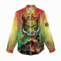 Vanuatu July 30th 1980 Women Casual Shirt Happy Independence Day - Polynesian Pride