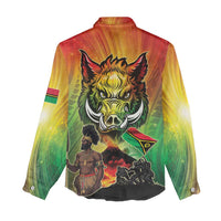 Vanuatu July 30th 1980 Women Casual Shirt Happy Independence Day - Polynesian Pride