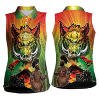 Vanuatu July 30th 1980 Women Sleeveless Polo Shirt Happy Independence Day - Polynesian Pride