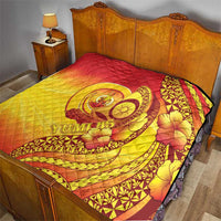 Vanuatu 45 Yia Indipendens Anivesari Quilt Tamtam Drum With Boar Tusk - Polynesian Pride