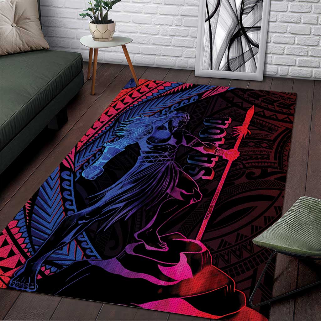 Samoan Pride Area Rug The Tui Manua - Polynesian Pride