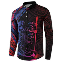 Samoan Pride Button Sweatshirt The Tui Manua LT05 - Polynesian Pride