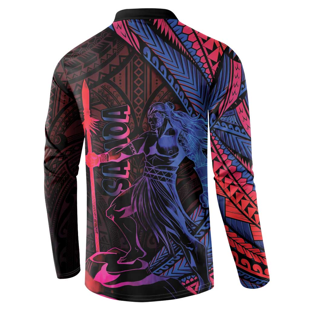 Samoan Pride Button Sweatshirt The Tui Manua LT05 - Polynesian Pride