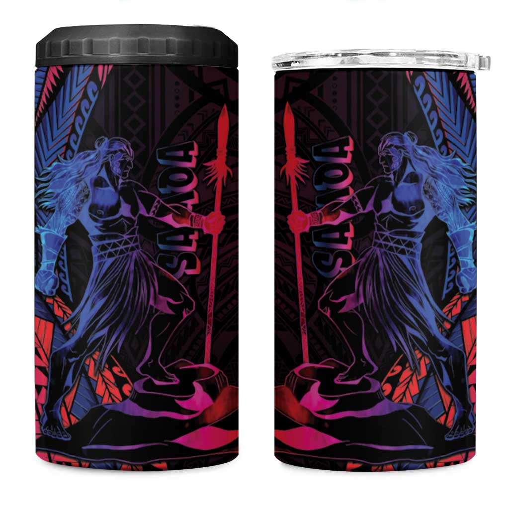 Samoan Pride 4 in 1 Can Cooler Tumbler The Tui Manua LT05 One Size: 16 oz Black - Polynesian Pride