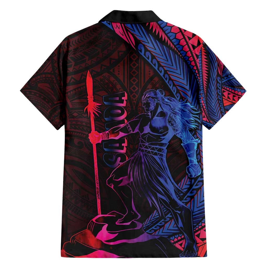 Samoan Pride Family Matching Off Shoulder Short Dress and Hawaiian Shirt The Tui Manua - Polynesian Pride