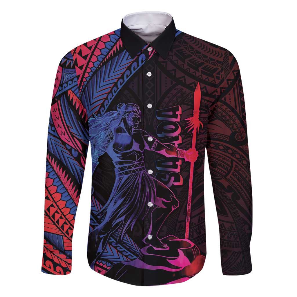 Samoan Pride Family Matching Short Sleeve Bodycon Dress and Hawaiian Shirt The Tui Manua - Polynesian Pride