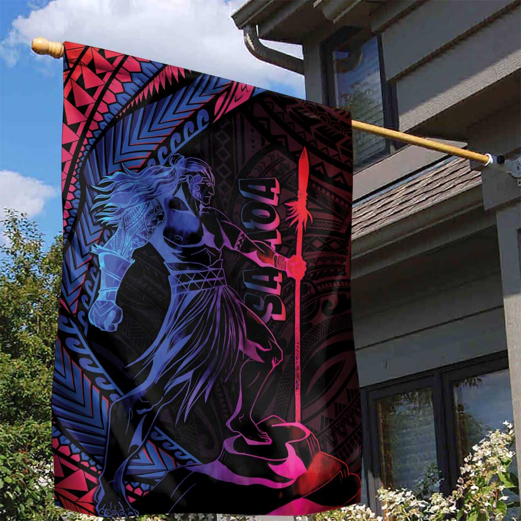 Samoan Pride Garden Flag The Tui Manua - Polynesian Pride