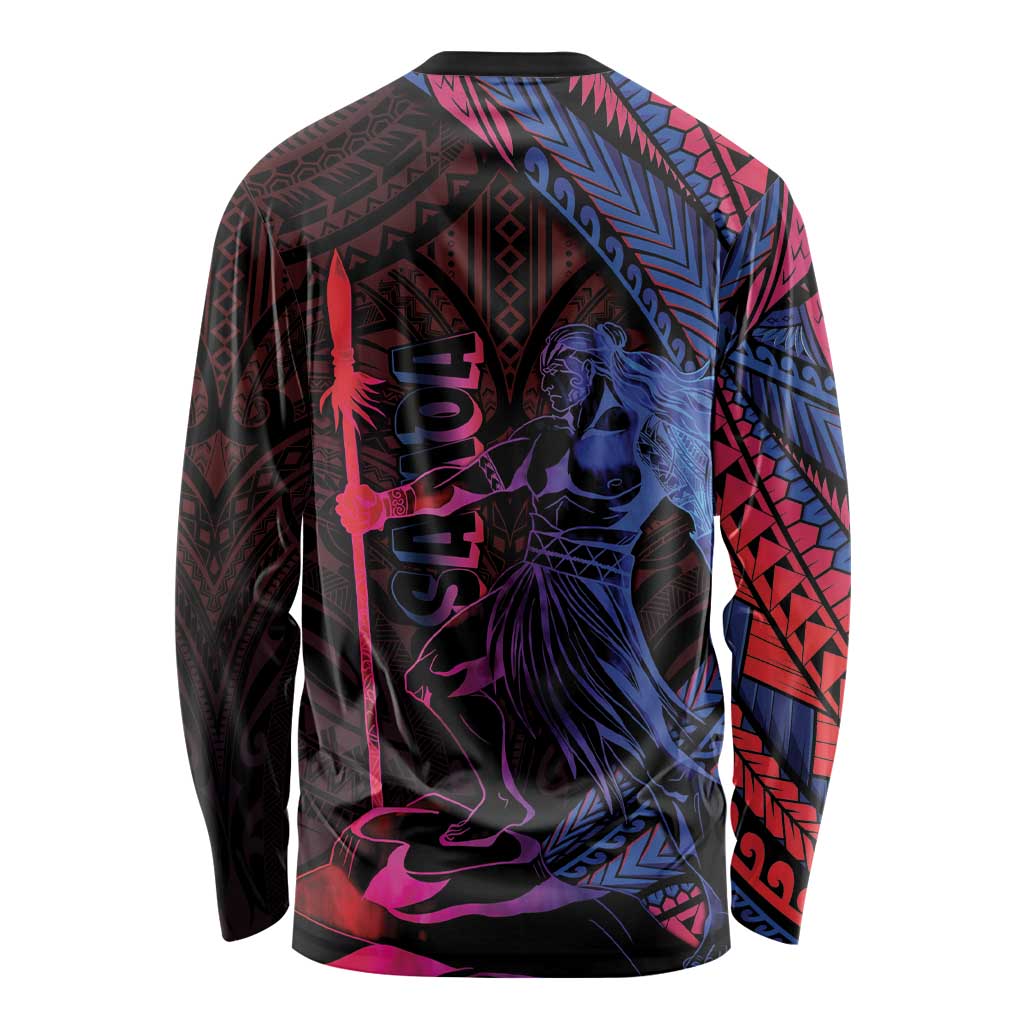 Samoan Pride Long Sleeve Shirt The Tui Manua LT05 - Polynesian Pride