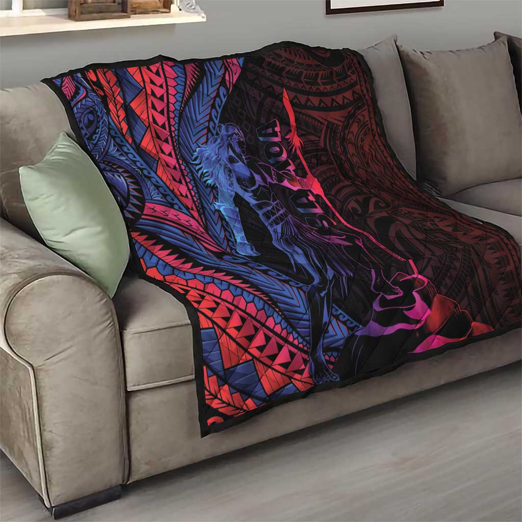 Samoan Pride Quilt The Tui Manua - Polynesian Pride