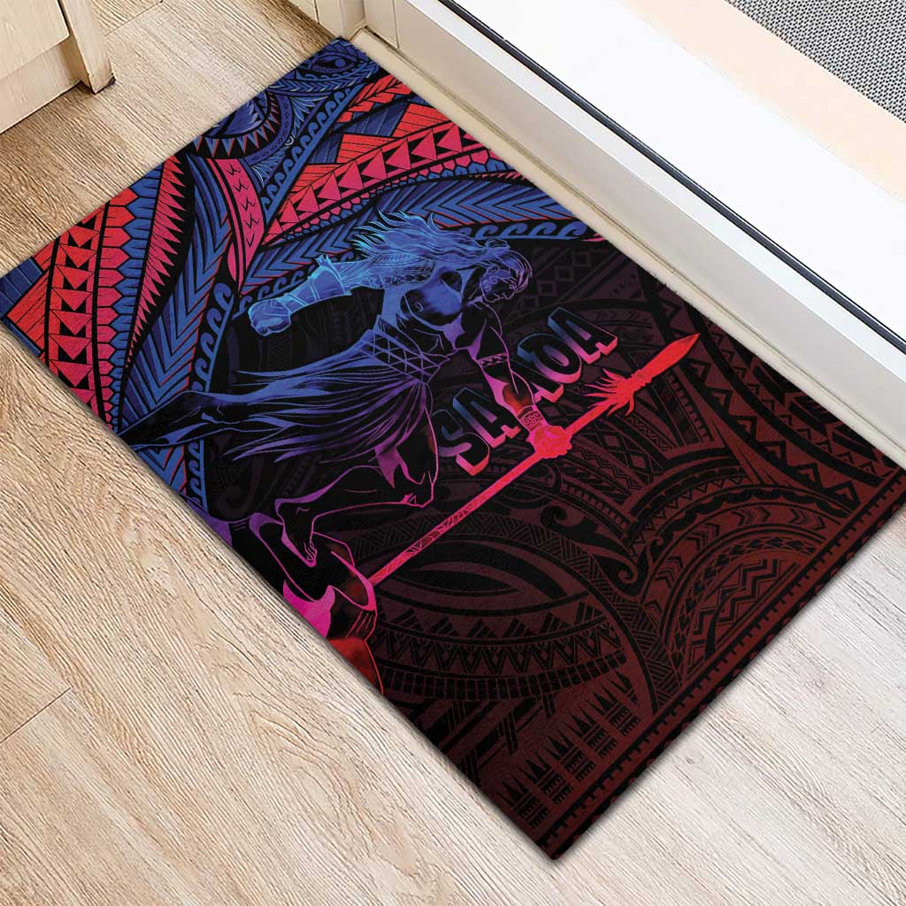 Samoan Pride Rubber Doormat The Tui Manua LT05 - Polynesian Pride