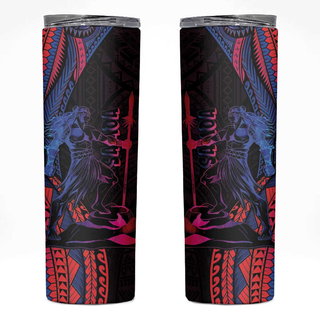 Samoan Pride Skinny Tumbler The Tui Manua - Polynesian Pride