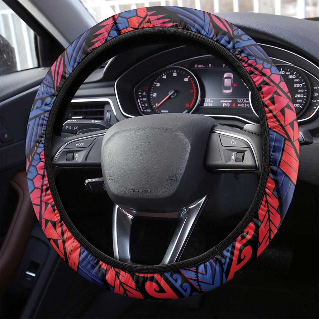 Samoan Pride Steering Wheel Cover The Tui Manua LT05 - Polynesian Pride