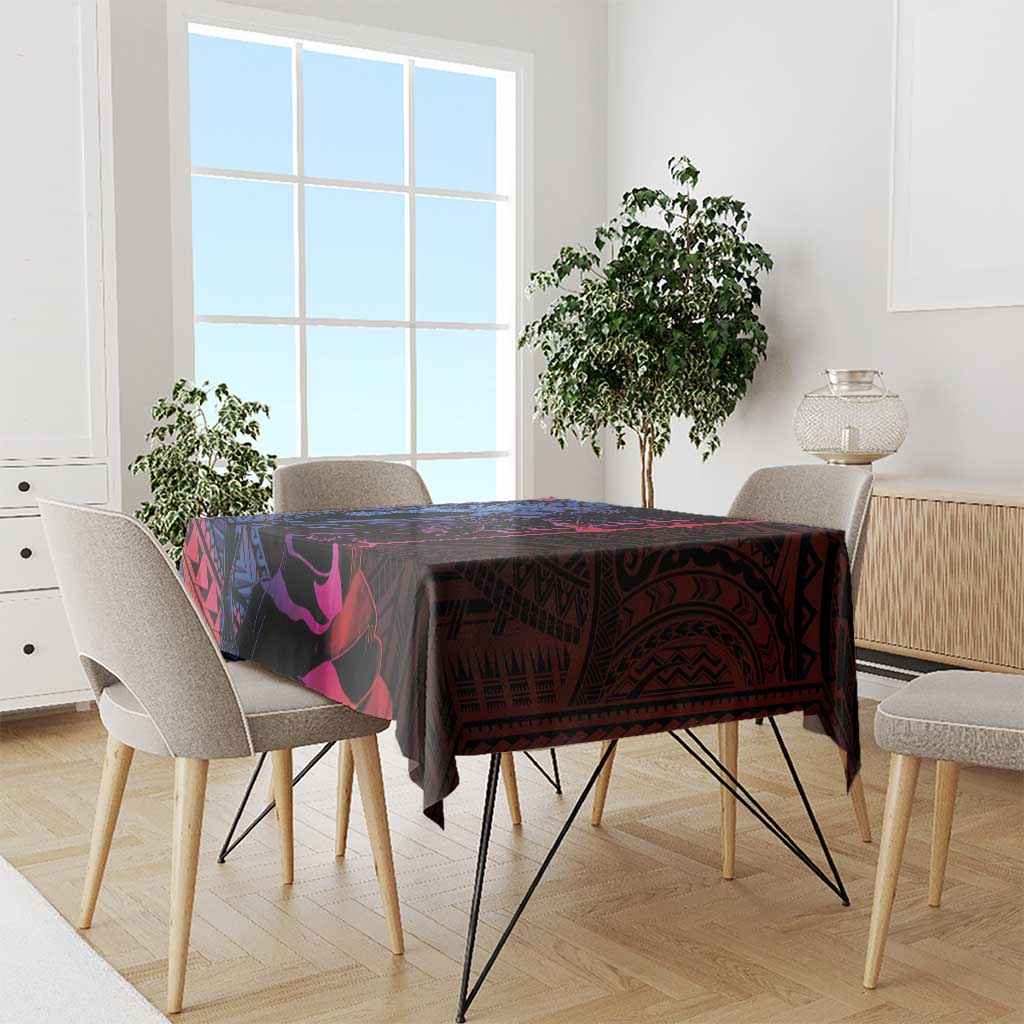 Samoan Pride Tablecloth The Tui Manua LT05 - Polynesian Pride
