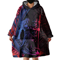 Samoan Pride Wearable Blanket Hoodie The Tui Manua LT05 - Polynesian Pride