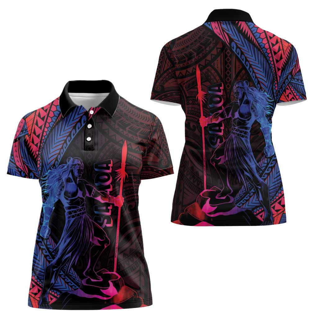 Samoan Pride Women Polo Shirt The Tui Manua - Polynesian Pride
