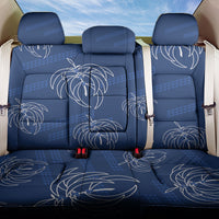 Aloha Hawaii Acacia Koa Leaves Back Car Seat Cover Navy Kakau Tribal Pattern LT05 One Size Navy - Polynesian Pride