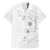 Lotu Tamaiti Samoa Family Matching Short Sleeve Bodycon Dress and Hawaiian Shirt White Sunday Polynesian Tribal Pattern Elegant Style