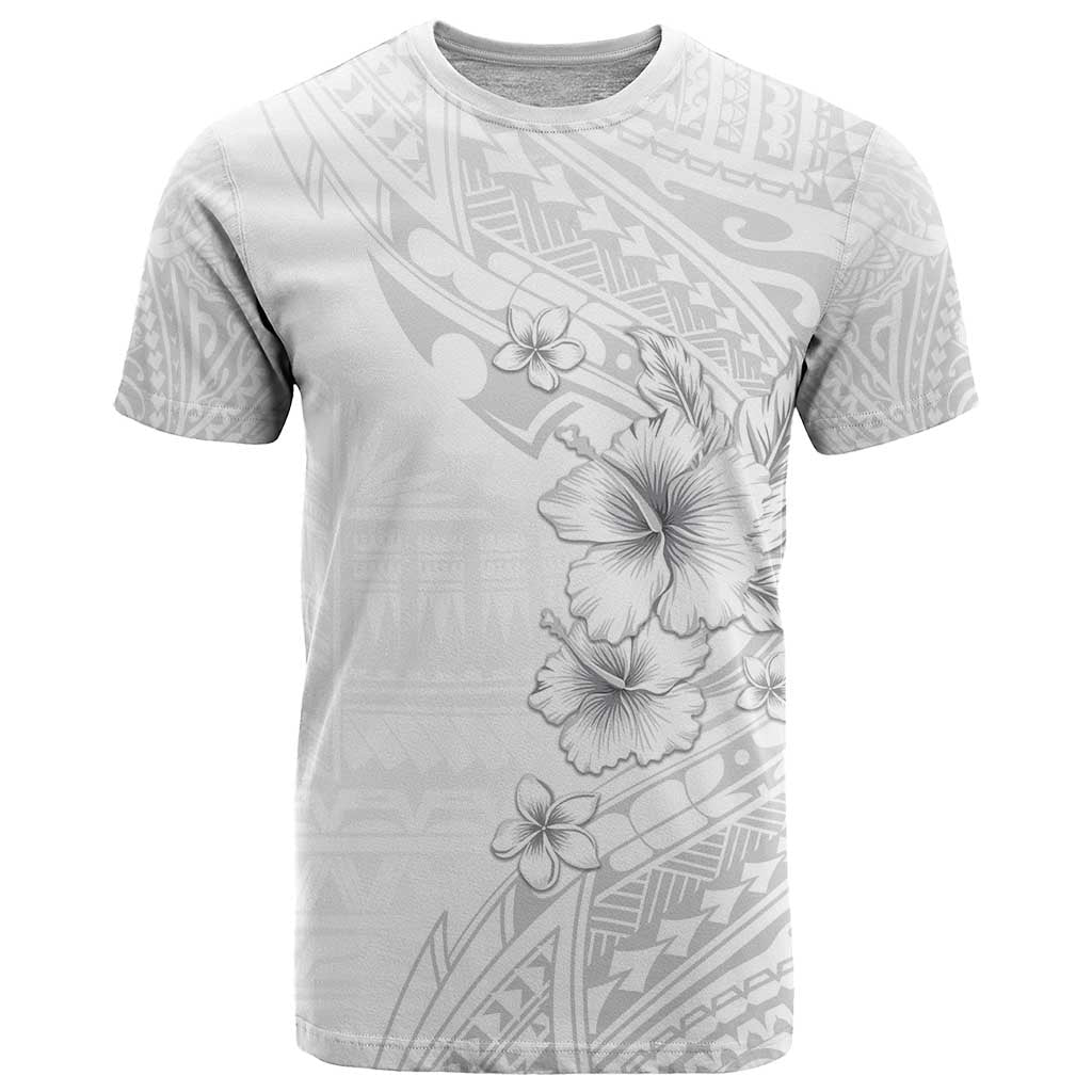 Lotu Tamaiti Samoa T Shirt White Sunday Polynesian Tribal Pattern Elegant Style