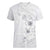 Lotu Tamaiti Samoa Women V-Neck T-Shirt White Sunday Polynesian Tribal Pattern Elegant Style