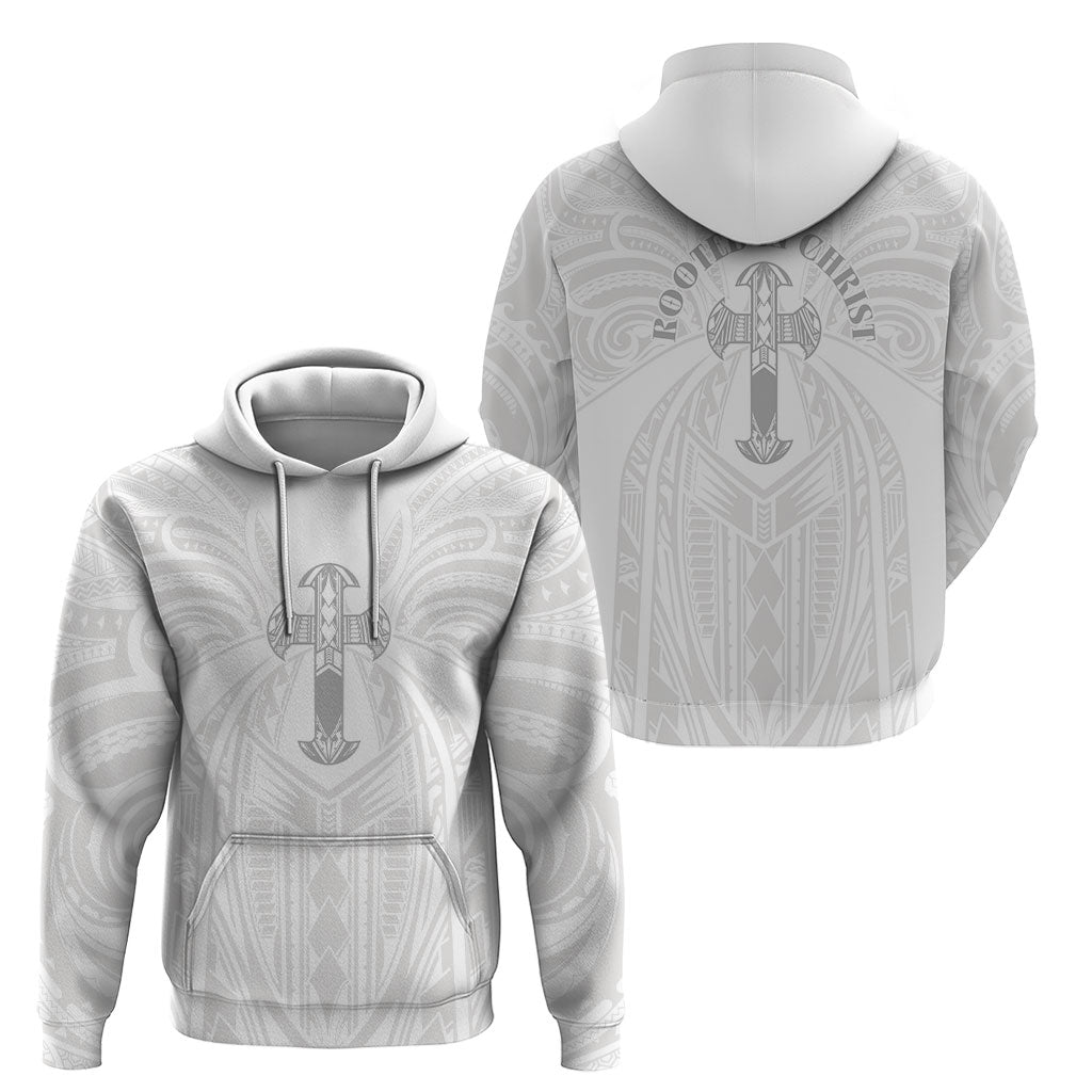 Samoa Christian Hoodie Rooted In Christ Polynesian Cross LT05 - Polynesian Pride