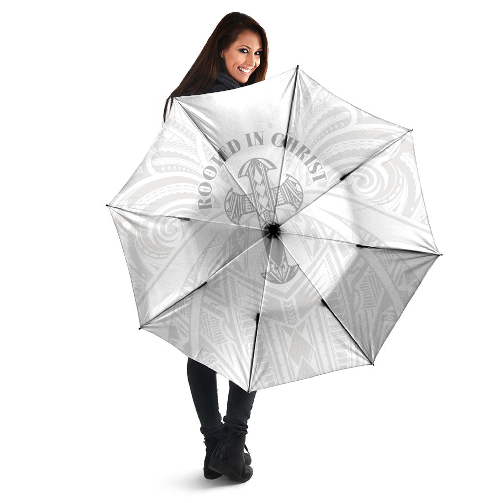 Samoa Christian Umbrella Rooted In Christ Polynesian Cross LT05 - Polynesian Pride