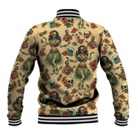 Hawaii Halloween Baseball Jacket Spooky Tropical Hula Zombie LT05 - Polynesian Pride