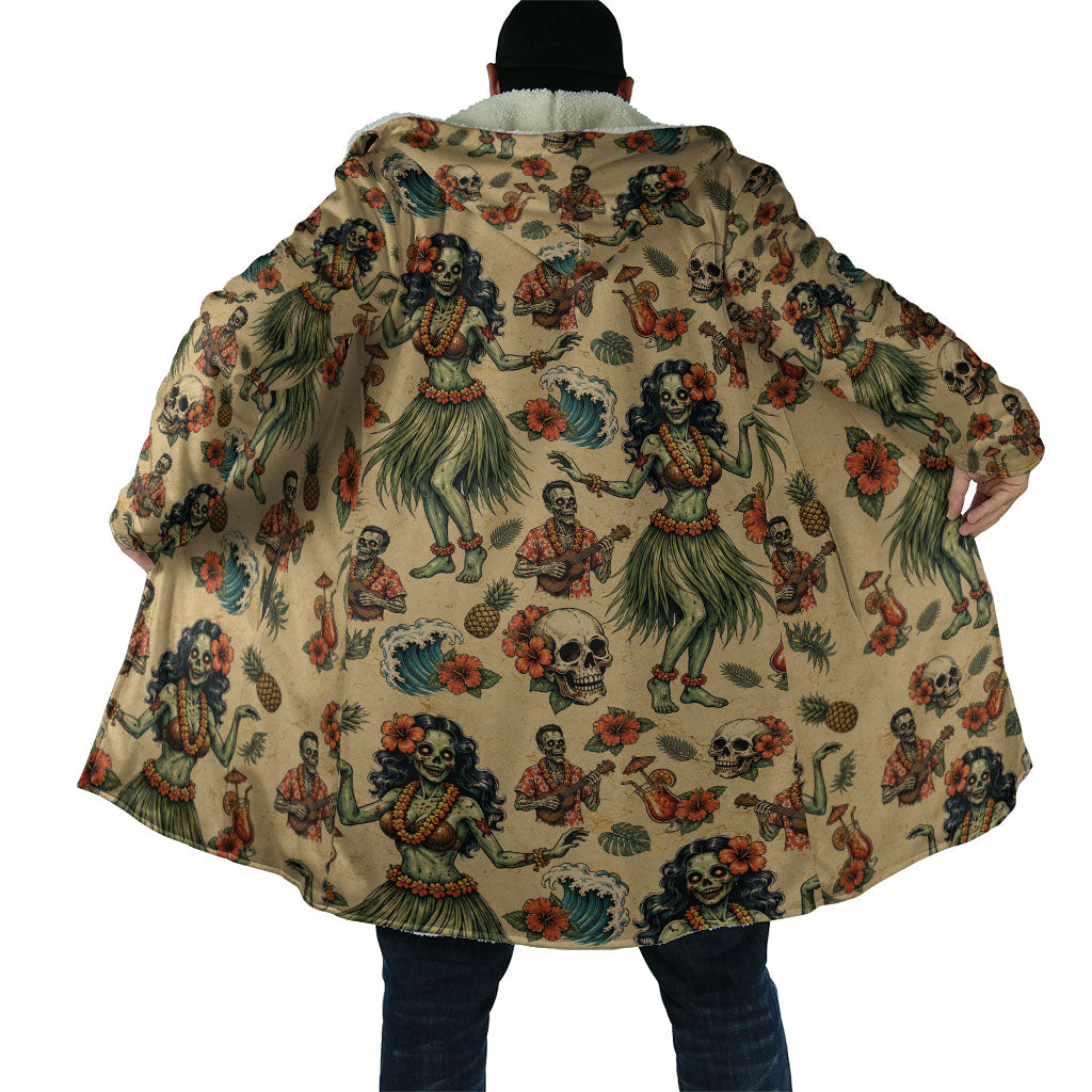 Hawaii Halloween Cloak Spooky Tropical Hula Zombie LT05 - Polynesian Pride