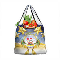 Niue Christmas Grocery Bag Seashell Santa Beach Vibes LT05 1-pack One Size Navy - Polynesian Pride