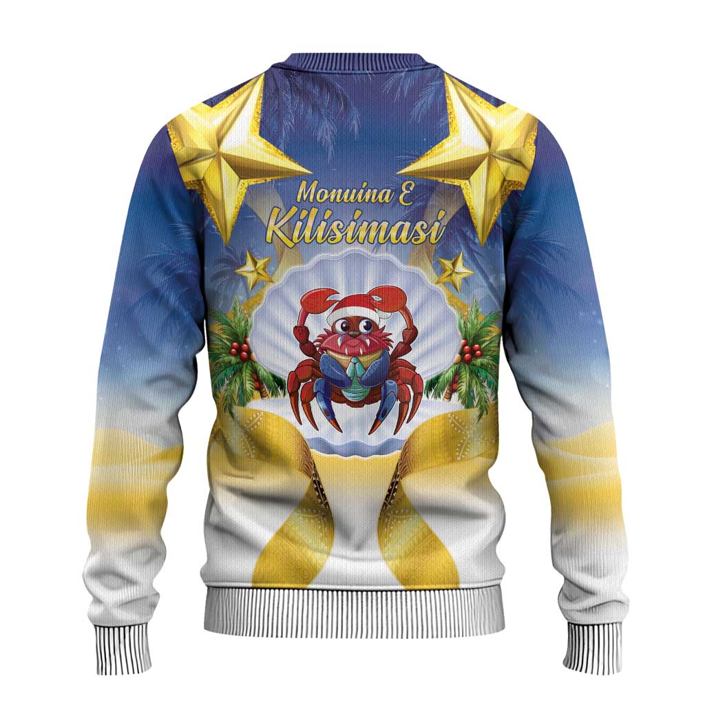 Niue Christmas Ugly Christmas Sweater Seashell Santa Beach Vibes LT05 - Polynesian Pride