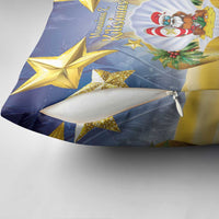 Niue Christmas Pillow Cover Seashell Santa Beach Vibes - Polynesian Pride