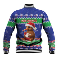 New Zealand Christmas Baseball Jacket Have Yourself A Kiwi-tastic Christmas - Polynesian Pride