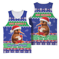 New Zealand Christmas Basketball Jersey Have Yourself A Kiwi-tastic Christmas - Polynesian Pride