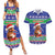 New Zealand Christmas Couples Matching Summer Maxi Dress and Hawaiian Shirt Have Yourself A Kiwi-tastic Christmas - Polynesian Pride