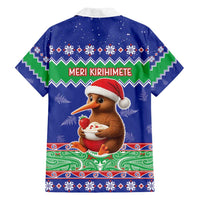 New Zealand Christmas Family Matching Long Sleeve Bodycon Dress and Hawaiian Shirt Have Yourself A Kiwi-tastic Christmas - Polynesian Pride