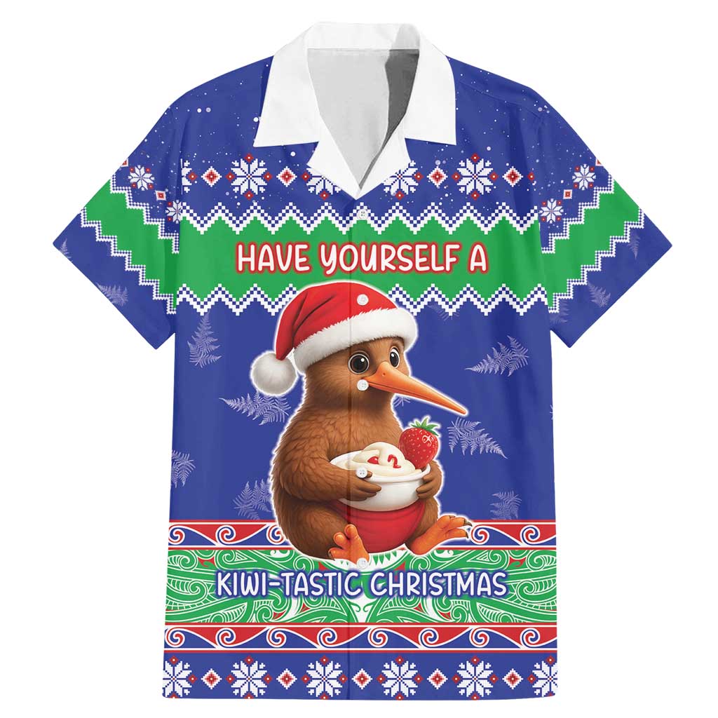 New Zealand Christmas Family Matching Mermaid Dress and Hawaiian Shirt Have Yourself A Kiwi-tastic Christmas - Polynesian Pride