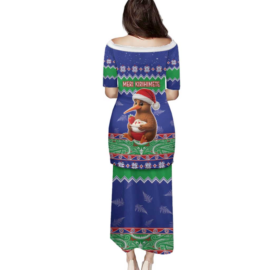 New Zealand Christmas Family Matching Puletasi and Hawaiian Shirt Have Yourself A Kiwi-tastic Christmas - Polynesian Pride