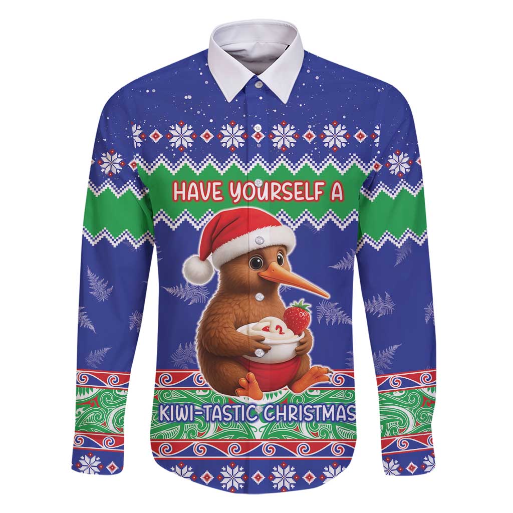 New Zealand Christmas Family Matching Summer Maxi Dress and Hawaiian Shirt Have Yourself A Kiwi-tastic Christmas - Polynesian Pride