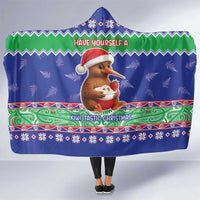 New Zealand Christmas Hooded Blanket Have Yourself A Kiwi-tastic Christmas - Polynesian Pride