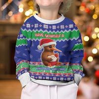 New Zealand Christmas Kid Ugly Christmas Sweater Have Yourself A Kiwi-tastic Christmas - Polynesian Pride