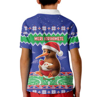 New Zealand Christmas Kid Polo Shirt Have Yourself A Kiwi-tastic Christmas - Polynesian Pride