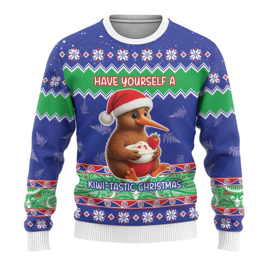New Zealand Christmas Ugly Christmas Sweater Have Yourself A Kiwi-tastic Christmas - Polynesian Pride