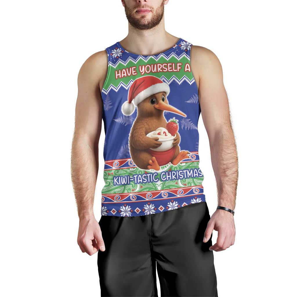 New Zealand Christmas Men Tank Top Have Yourself A Kiwi-tastic Christmas - Polynesian Pride