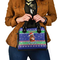 New Zealand Christmas Shoulder Handbag Have Yourself A Kiwi-tastic Christmas - Polynesian Pride