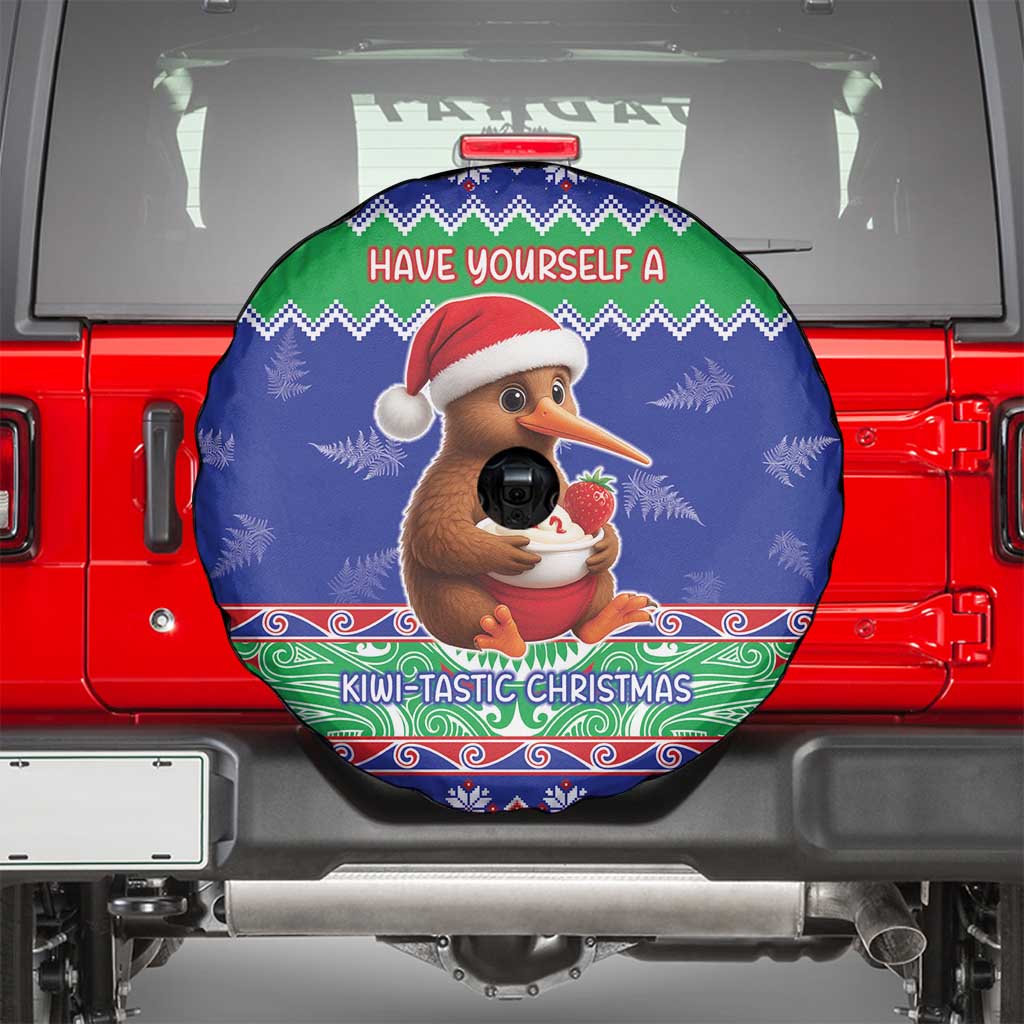 New Zealand Christmas Spare Tire Cover Have Yourself A Kiwi-tastic Christmas - Polynesian Pride