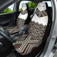 New Zealand Aotearoa Car Seat Cover Taniko Art Simple Style LT05 - Polynesian Pride