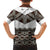 New Zealand Aotearoa Family Matching Short Sleeve Bodycon Dress and Hawaiian Shirt Taniko Art Simple Style LT05 - Polynesian Pride