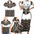 New Zealand Aotearoa Family Matching Short Sleeve Bodycon Dress and Hawaiian Shirt Taniko Art Simple Style LT05 - Polynesian Pride